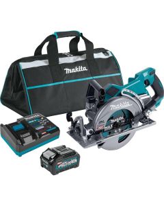 MAKGSR01M1 image(0) - 40V max XGT® Brushless Cordless Rear Handle 7-1/4” Circular Saw Kit, bag, with one battery (4.0 Ah)