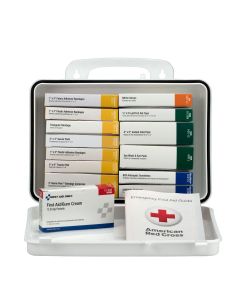 16 Unit First Aid Kit Plastic Case