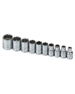 SKT4946 image(0) - SOCKET SET 1/4IN. DRIVE 10 PC SAE STD 12 POINT