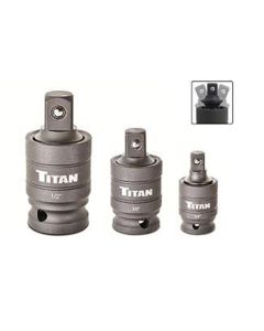 TIT16151 image(0) - 3 Pc. Pin-Free Locking Impact U-Joint Set