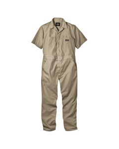 VFI3339KH-RG-L image(0) - Short Sleeve Coverall Khaki, Large