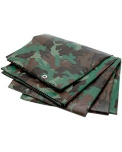 WLMW6007 image(0) - 10 x 12 GREEN CAMOFLAGUE TARP