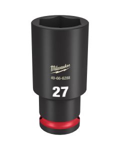 MLW49-66-6288 image(0) - SHOCKWAVE Impact Duty™ 1/2"Drive 27MM Deep 6 Point Socket