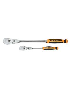 KDT81204T image(0) - 2 Pc. 1/4", 3/8" 90T Flex Head Ratchet Set