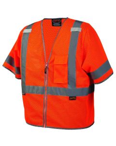 SRWV1023950U-2XL - Mesh Short Sleeve Safety Vest