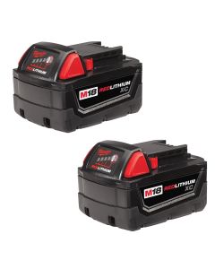 MLW48-11-1822 image(0) - 2-PK OF M18 REDLITH XC3.0 BATT, 3.0-AMP HOUR - 54 WATT/HR BATT