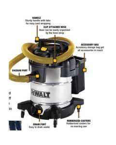 DWTDVX10SB image(0) - 10 Gal Wet/Dry Vac