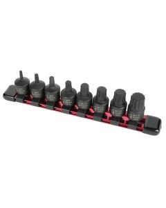 SUN3640 image(0) - 3/8" Drive 8 Piece Stubby Triple Square Impact Bit