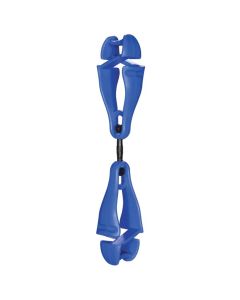 ERG19417 image(0) - 3420 Blue Swivel Glove Clip Holder - Dual Clips