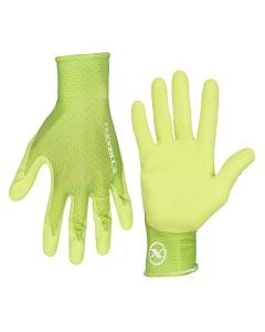 LEGGC221S image(0) - Flexzilla® Foam Latex Dip Gloves, ZillaGreen™, S