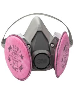 MMM7182 image(0) - RESPIRATOR HALF MASK P100 MEDIUM