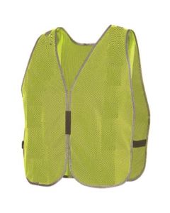 SRWV1030860U-OS - Plain Mesh Safety Vest