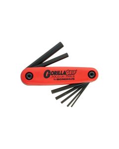 BND12592 image(0) - HEX GORILLAGRIP FOLD UP SET-7 SIZES 1.5 THRU 6MM