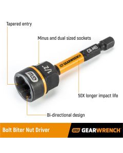 KDT86174 image(0) - 1/4"DR BOLT BITER NUT DRIVER -7MM