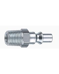 AMFCP37-10 image(0) - 1/4" Coupler Plug with 1/4" Male threads ARO Style- Pack of 10