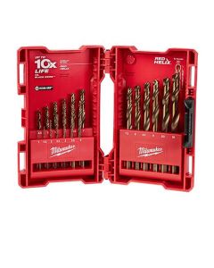 MLW48-89-2530 image(1) - Milwaukee Tool RED HELIX Cobalt Metric Drill Bit Set &hyphen; 19PC