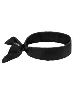 ERG12396 image(0) - 6702 Black Evap. Cooling Bandana - Embedded Polymers - Tie