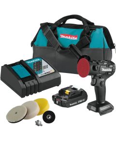 MAKXVP01R1B image(0) - 18V LXT® Lith‑io Sub-Compact Brushless Cordless 3" Polisher / 2" Sander Kit (2.0Ah)