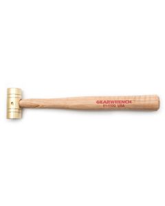 KDT81-110G image(0) - 8 OZ. BRASS HAMMER WITH HICKORY HANDLE