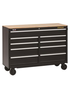 SNLSTST25291BK image(0) - Stanley 9-Drawer Mobile Workbench, 52 in.,