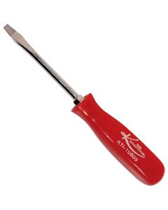 KTI19803 image(0) - 3 in. Slotted Screwdriver with Red Square Handle (