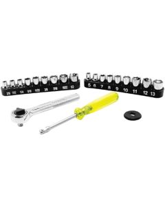 WLM1907 image(0) - 22 pc 1/4" DR Socket Set