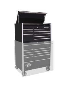 EXTRX412508CHBK image(0) - Extreme Tools 41" 8-Drawer Top Chest, Black