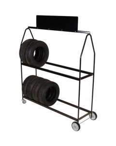 MRIMTD-72 image(0) - DELUXE TIRE DISPLAY ON WHEELS ( Black logo plate )