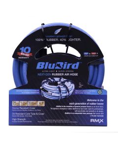 BLBBB1225 image(0) - BluBird Air Hose 1/2 in. x 25 ft., 1/2 in. MNPT