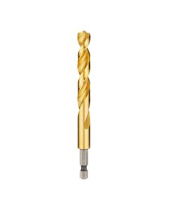 MLW48-89-4624 image(0) - Milwaukee Tool 27/64" SHOCKWAVE RED HELIX Titanium Drill Bit