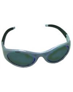 SAS5187 image(0) - Stingers High Impact Safe Glasses, w/ Silver Frames/Shaded Lens