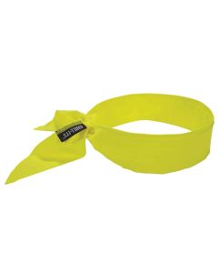 ERG12397 image(0) - 6702 Lime Evap. Cooling Bandana - Embedded Polymers - Tie