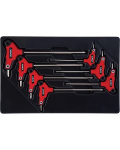 SUN9857T image(0) - 7-Piece T-Handle, Star Hex Key Set