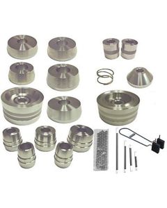 19-pc Brake Lathe 1" Silver Adapter Set with Cones