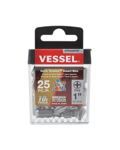 VESNTPH2254P25T image(0) - Neck Torsion Insert Bits PH2X25.4 25PC (TicTac)