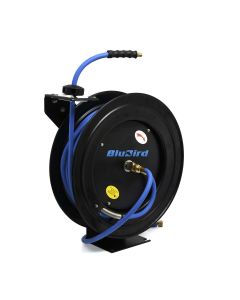 BLBBBR3875 image(0) - BluBird Air Hose on 18 Gauge Reel 3/8 in. x 75 ft.