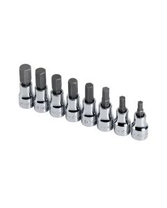 SKT19708 image(0) - SOCKET HEX BIT SET 3/8IN. DRIVE 8PC METRIC