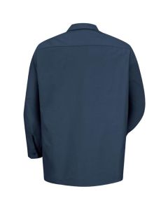 Men's Long Sleeve Indust. Work Shirt Navy, 5XL