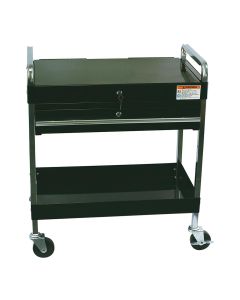 SUN8013ABK image(0) - SERVICE CART W/LOCKING TOP & DRAWER BLACK