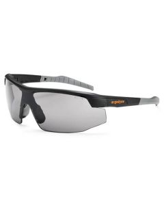 ERG59033 image(0) - SKOLL Anti-Fog Smoke Lens Matte Black Safety Glasses