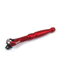 TIT11320 image(0) - 1/4 in. Drive Aluminum Swivel Head Micro Ratchet