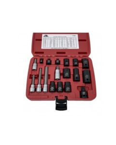 CTA7394 image(0) - 18 Pc. Euro Brake Caliper Socket Set