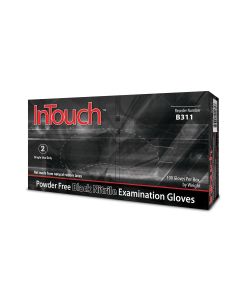 BLGB311-M image(0) - Powder Free Exam Black 6MIL Nitrile Glove