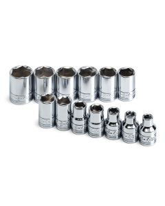 SKT13 image(0) - SOCKET SET 3/8IN. DRIVE 13PC METRIC STD 6 POINT