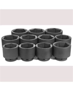 GRE9011 image(0) - 11pc 3-1/8 thru 4-1/2 shallow 1" drive