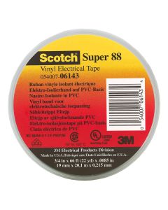 MMM06143 image(0) - SCOTCH PREMIUM VINYL ELEC TAPE 88 GREY 10 ROLLS