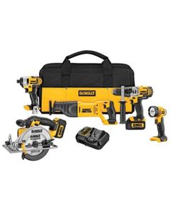 DWTDCK590L2 image(0) - 20V MAX Lithium Ion 5-Tool Combo Kit