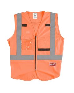 MLW48-73-5072 image(0) - Milwaukee Tool Hi Vis Orange Sfty Vest-L/XL (CSA)