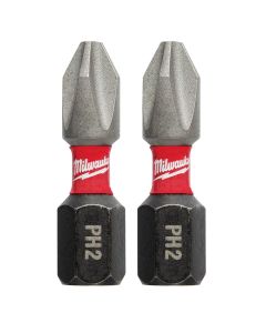 MLW48-32-4281 image(0) - Milwaukee Tool SHOCKWAVE Insert Bit Phillips #2 (250 Pk)