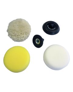 MLW49-36-2438 image(0) - 5-PC M12 SPOT POLISHER / SANDER ACCESSORY KIT